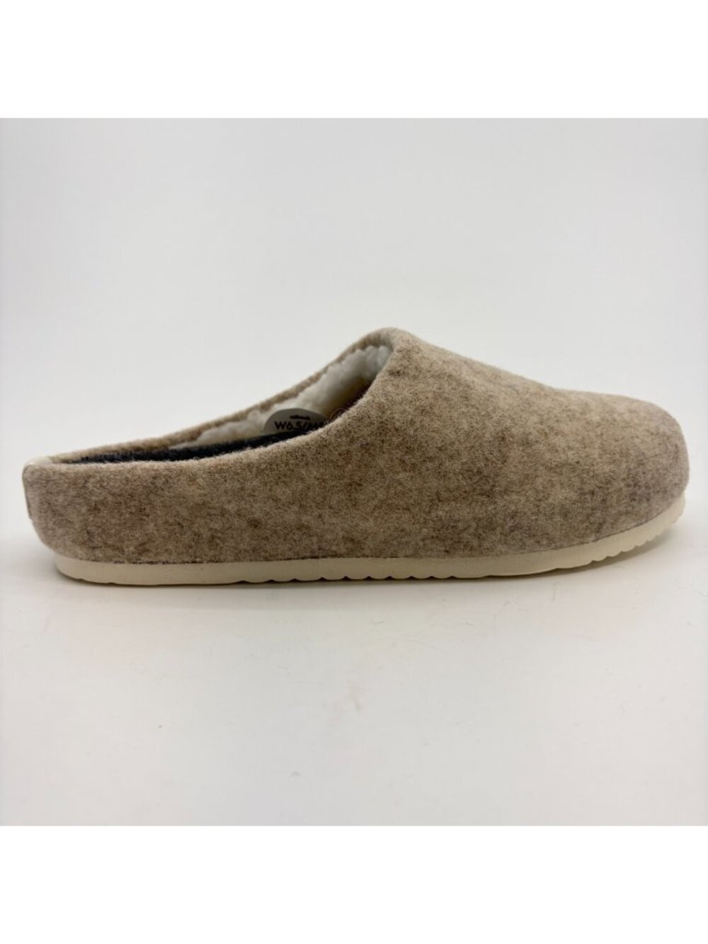 Allbirds Wool Slippers Womens Size 6.5 Beige Casual Comfort Slip-On Fluff Shoes